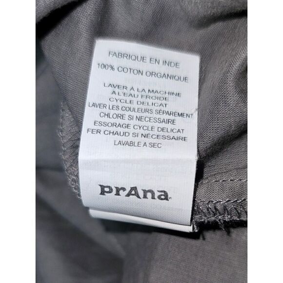 Prana Embroidered Drop Waist Drawstring 100% Cotton Roll Sleeve Tunic - Size M - Picture 12 of 13